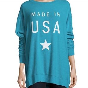 WILDFOX Made In USA Sweatshirt Size Sm. Oversized